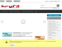 Tablet Screenshot of kryfil.es