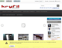 Tablet Screenshot of kryfil.com